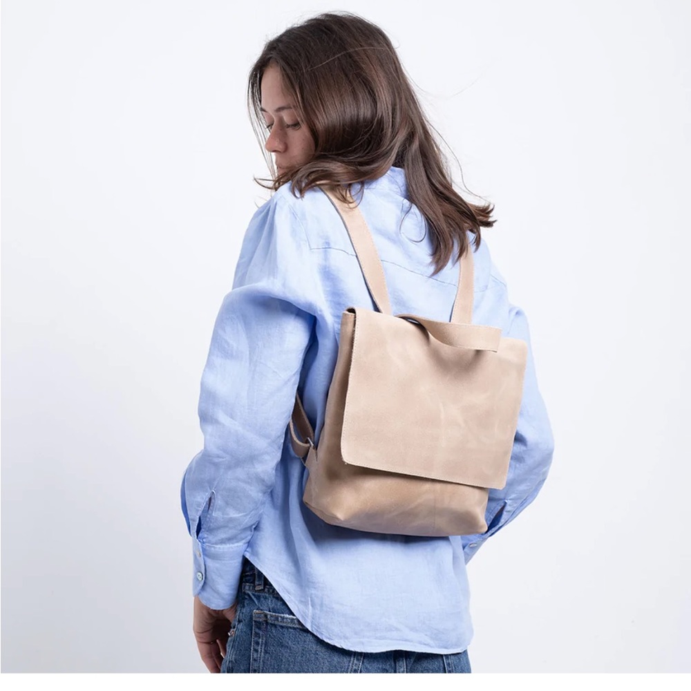 Mayko leather backpack (small)